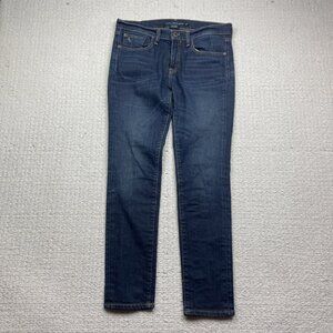 Ralph Lauren Sport Jeans Womens 28 Dark Wash Stretch Denim Slim Fit Pony Logo